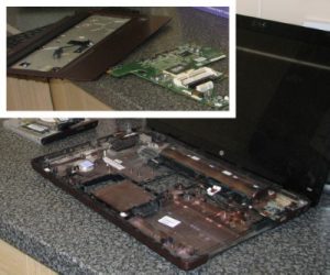 Dismantled Laptop