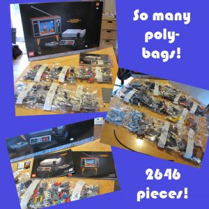 LEGO NES box, mauals and 26 polybags